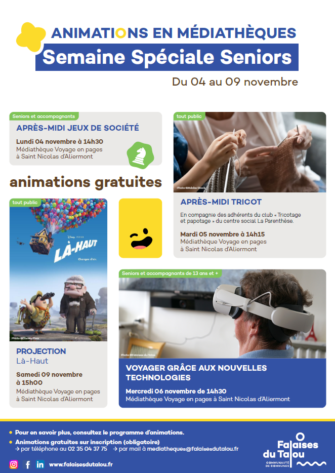 Semaine sénior affiche